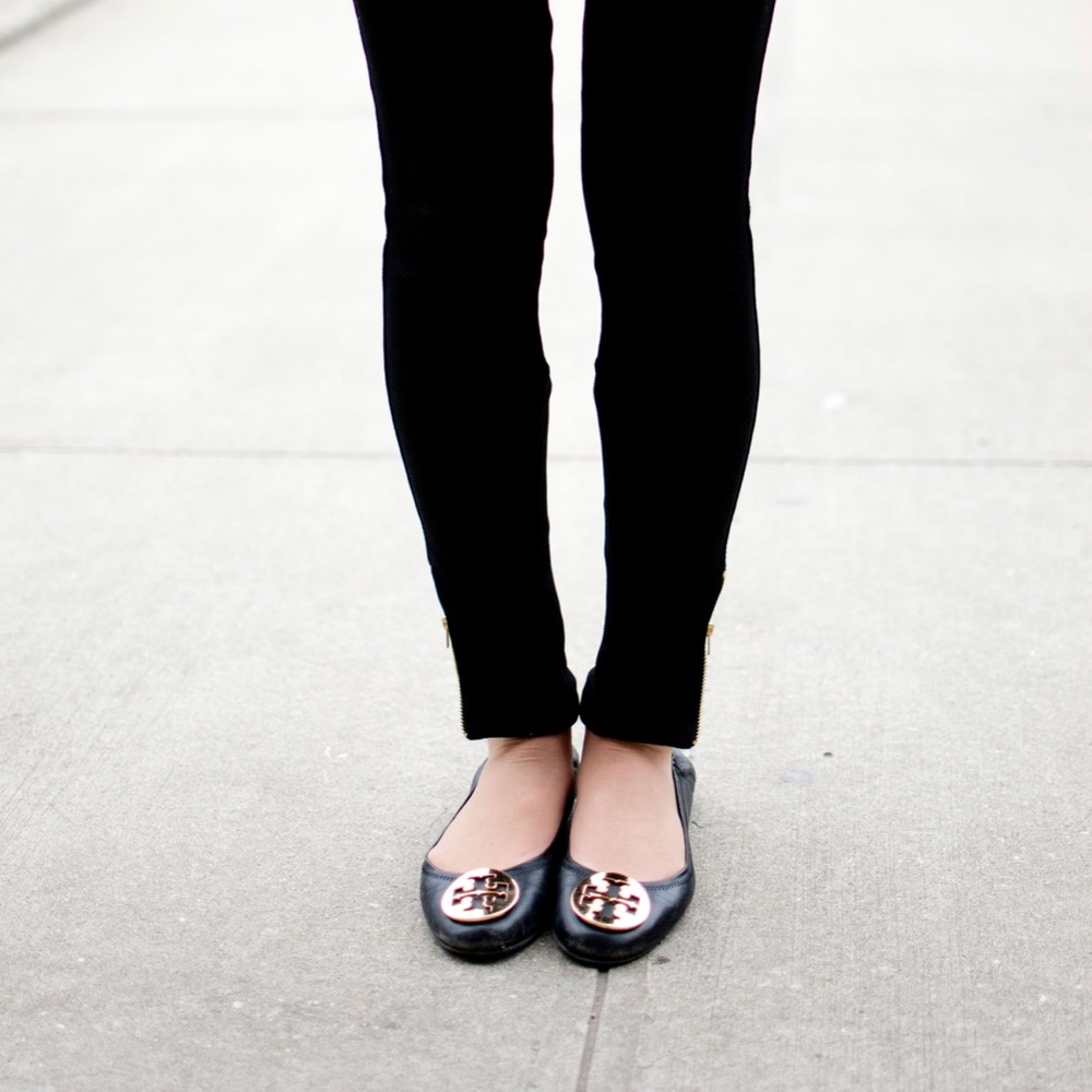 Gently used, Tory Burch black flats!
